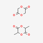 Structure of POLY(D,L-LACTIDE-CO-GLYCOLIDE)