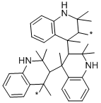 Structure of Poly(1,2-dihydro-2,2,4-trimethylquinoline)