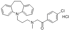 Structure of LOFEPRAMINE HYDROCHLORIDE