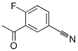 Benzonitrile,3-acetyl-4-fluoro-结构式