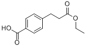 Structure of BENZENEPROPANOIC ACID, 4-CARBOXY-, A-ETHYL ESTER