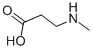 Structure of 3-(METHYLAMINO)PROPIONIC ACID