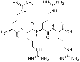 Structure of H-ARG-ARG-ARG-ARG-OH