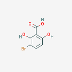 3-BROMO-2,6-DIHYDROXYBENZOIC ACID结构式
