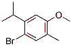 1-BroMo-2-isopropyl-4-Methoxy-5-Methylbenzene结构式