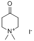Structure of PIPERIDINIUM, 1,1-DIMETHYL-4-OXO-, IODIDE