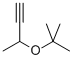Structure of TERT-BUTYL 1-METHYL-2-PROPYNYL ETHER