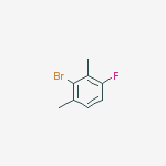 Chemical structure of 2-Bromo-4-fluoro-1,3-dimethylbenzene