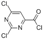 Structure of 2,6-DICHLOROPYRIMIDINE-4-CARBONYL CHLORIDE