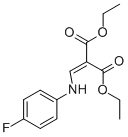 DIETHYL 2-[(4-FLUOROANILINO)METHYLENE]MALONATE结构式