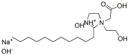 Structure of sodium 1-(carboxymethyl)-4,5-dihydro-1-(2-hydroxyethyl)-2-undecyl-1H-imidazolium hydroxide