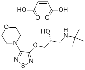 Structure of D-Timolol maleate