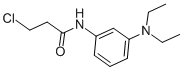 Structure of 3-chloro-N-[3-(diethylamino)phenyl]propionamide