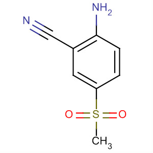 Benzonitrile, 2-amino-5-(methylsulfonyl)-结构式
