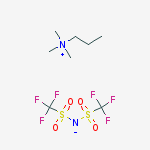 Structure of TriMethylpropylaMMoniuM Bis(trifluoroMethanesulfonyl)iMide