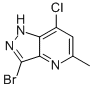 Structure of 3-BROMO-7-CHLORO-5-METHYL-1H-PYRAZOLO[4,3-B]PYRIDINE