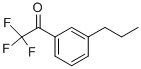 Structure of Ethanone,2,2,2-trifluoro-1-(3-propylphenyl)-