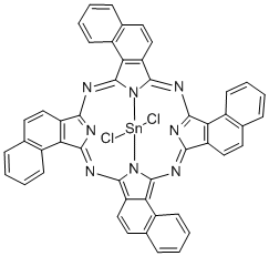 Structure of TIN(IV) 2,3-NAPHTHALOCYANINE DICHLORIDE