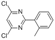 4,6-DICHLORO-2-(2-METHYLPHENYL)PYRIMIDINE结构式
