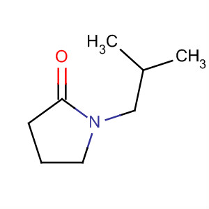 Structure of 2-Pyrrolidinone, 1-(2-methylpropyl)-