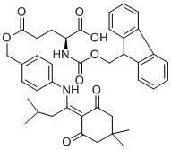 Structure of FMOC-GLU(ODMAB)-OH