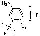 4-溴-3,5-双(三氟甲基)苯胺结构式