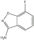Structure of 1,2-Benzisoxazol-3-amine, 7-fluoro-