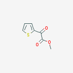 Structure of 2-Thiopheneacetic acid, a-oxo-, methyl ester