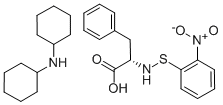 Structure of N-(2-NITROPHENYLSULFENYL)-L-PHENYLALANINE (DICYCLOHEXYLAMMONIUM) SALT