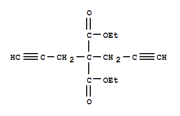 Structure of Diethyl diprop-2-yn-1-ylmalonate