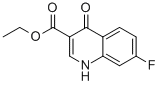 Structure of 7-FLUORO-4-HYDROXY-QUINOLINE-3-CARBOXYLIC ACID ETHYL ESTER