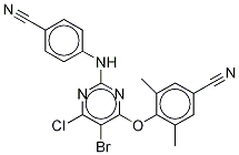 Structure of 6-Desamino 6-Chloro Etravirine