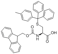 Structure of FMOC-CYS(MTT)-OH