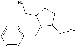 ((2R,5s)-1-苄基吡咯烷-2,5-二基)二甲醇结构式