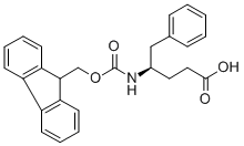Structure of (R)-4-(FMOC-AMINO)-5-PHENYLPENTANOIC ACI