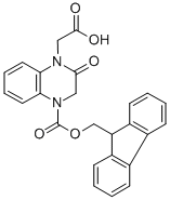 Structure of FMOC-4-CARBOXYMETHYL-1,2,3,-TETRAHYDROQUINOXALIN-3-ONE