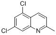 5,7-DICHLORO-2-METHYLQUINOLINE结构式
