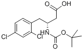 Structure of BOC-(R)-3-AMINO-4-(2,4-DICHLORO-PHENYL)-BUTYRIC ACID
