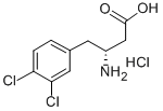 Structure of (R)-3-AMINO-4-(3,4-DICHLOROPHENYL)BUTANOIC ACID HYDROCHLORIDE
