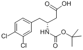 Structure of BOC-(R)-3-AMINO-4-(3,4-DICHLORO-PHENYL)-BUTYRIC ACID