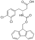 Structure of FMOC-(R)-3-AMINO-4-(3,4-DICHLORO-PHENYL)-BUTYRIC ACID