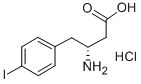 Structure of (R)-3-AMINO-4-(4-IODOPHENYL)BUTANOIC ACID HYDROCHLORIDE