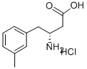 Structure of (R)-3-AMINO-4-(3-METHYLPHENYL)BUTANOIC ACID HYDROCHLORIDE