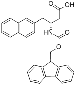 Structure of FMOC-(R)-3-AMINO-4-(2-NAPHTHYL)-BUTYRIC ACID