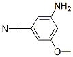 Structure of Benzonitrile,3-amino-5-methoxy-