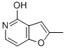 Structure of 2-METHYLFURO[3,2-C]PYRIDIN-4-OL