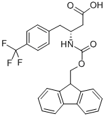 Structure of FMOC-(R)-3-AMINO-4-(4-TRIFLUOROMETHYL-PHENYL)-BUTYRIC ACID