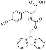 Structure of FMOC-(R)-3-AMINO-4-(4-CYANO-PHENYL)-BUTYRIC ACID