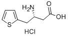 Structure of (S)-3-AMINO-4-(2-THIENYL)BUTANOIC ACID HYDROCHLORIDE