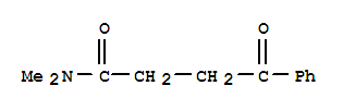 N,N-Dimethyl-4-oxo-4-phenylbutanamide结构式